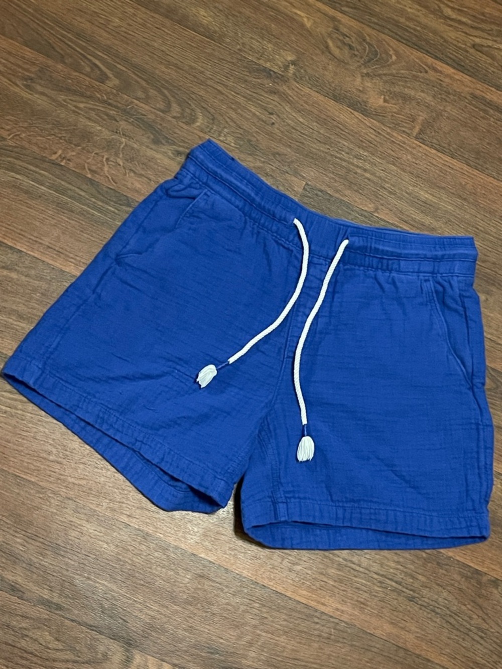 Old Navy Linen Shorts Royal Blue Size Small